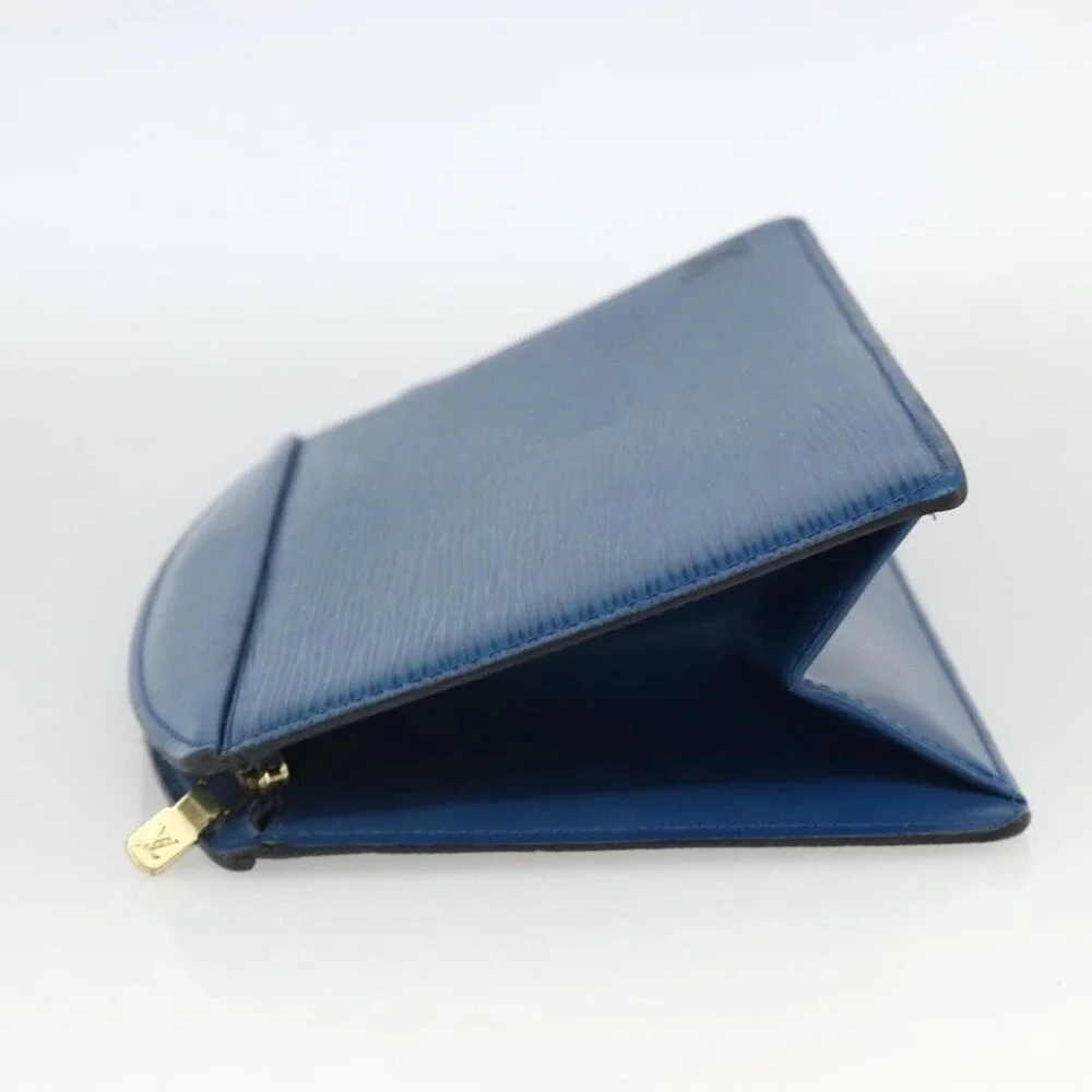 Louis Vuitton Epi Trousse Crete Pouch Blue